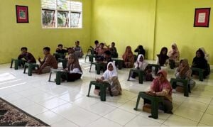Lazismu BPKH RI Kolaborasi Bangun Ruang Kelas Madin di Sorong