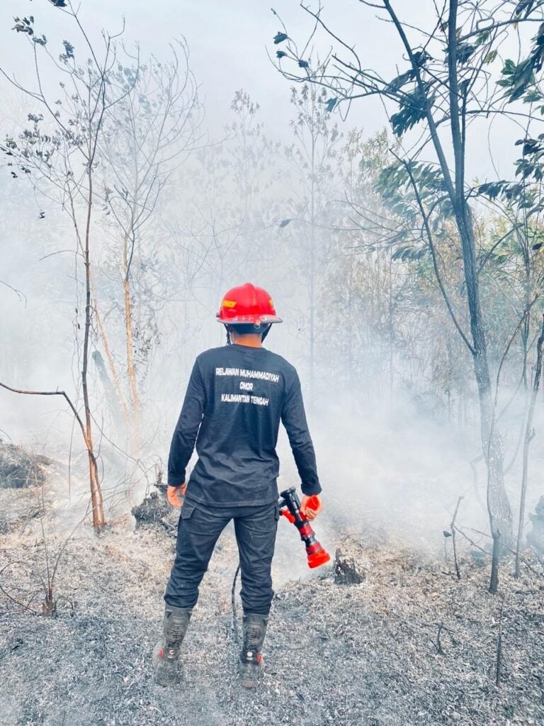 Dari Air Bersih hingga Rumah Singgah Oksigen, Muhammadiyah Dampingi Warga Terdampak Karhutla di Kalteng