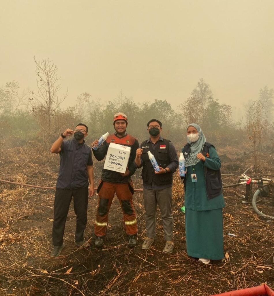 Perkuat Respons Karhutla, Muhammadiyah Distribusikan 250 Oxycan bagi Relawan di Kalteng